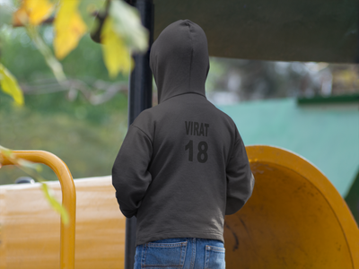 Virat 18 Boy Hoodies-FunkyTeesClub