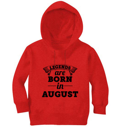 Legends are Born in August Boy Hoodies-FunkyTeesClub