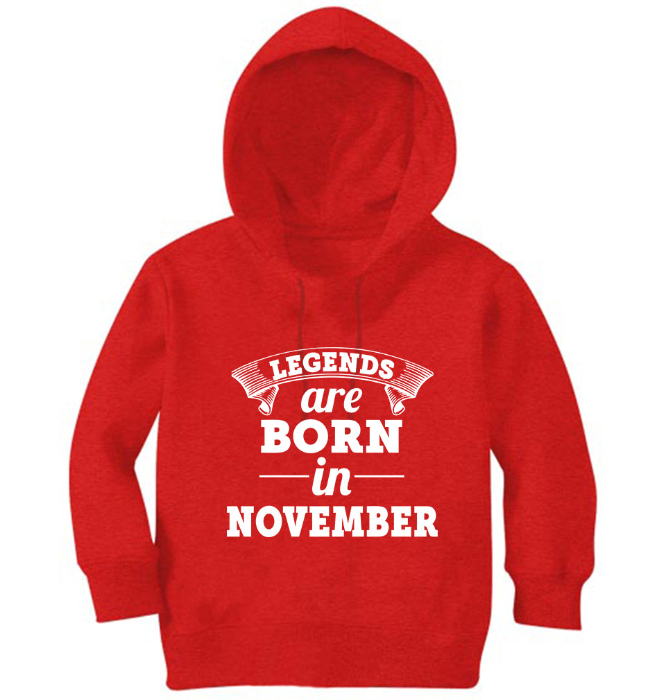 Legends are Born in November Girl Hoodies-FunkyTeesClub