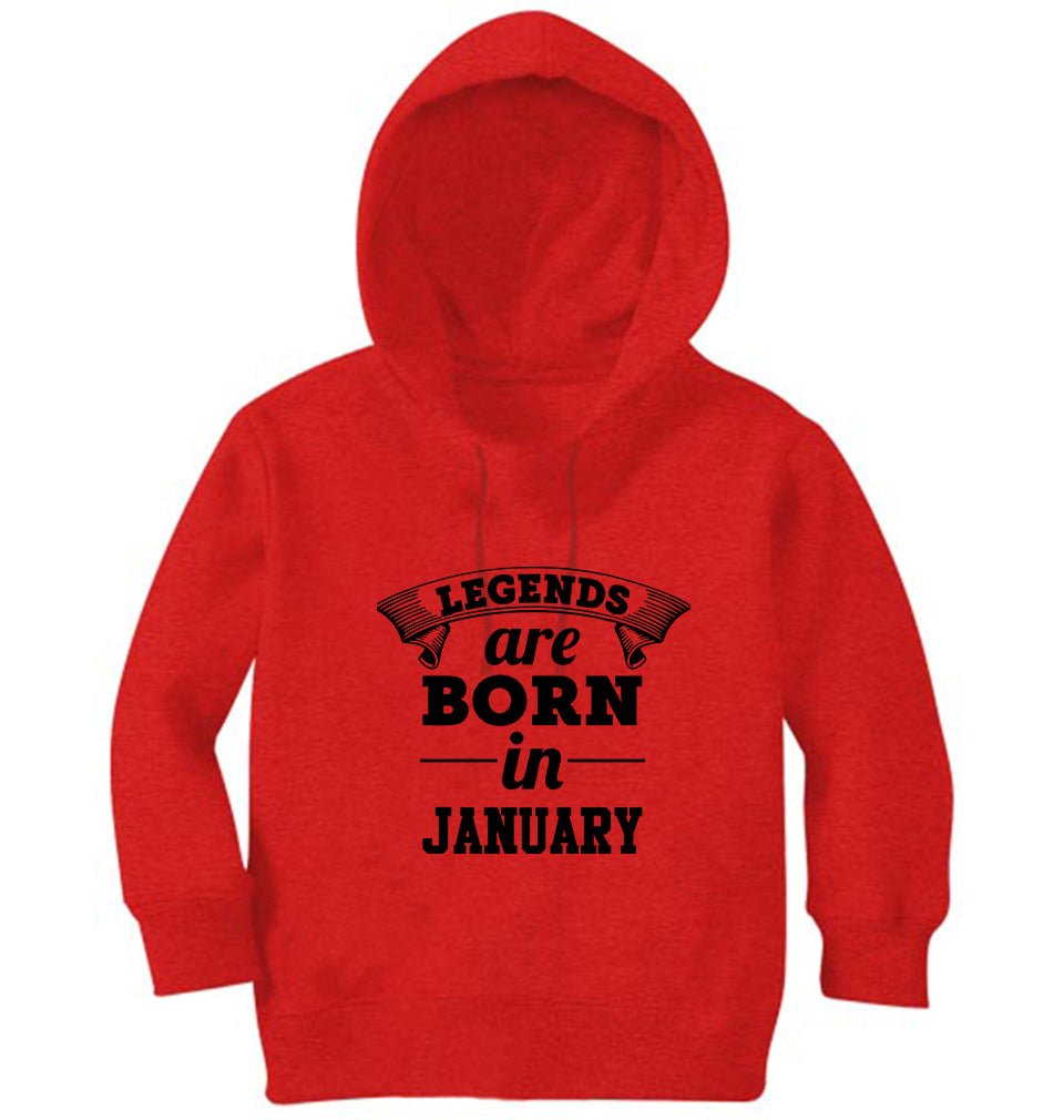 Legends are Born in January Girl Hoodies-FunkyTeesClub