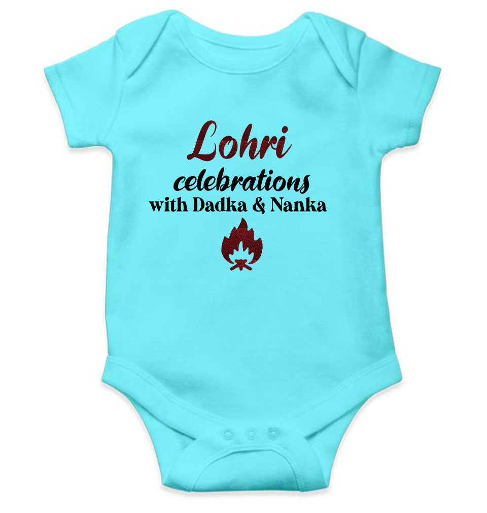 Lohri Celebrations Rompers for Baby Girl- FunkyTeesClub