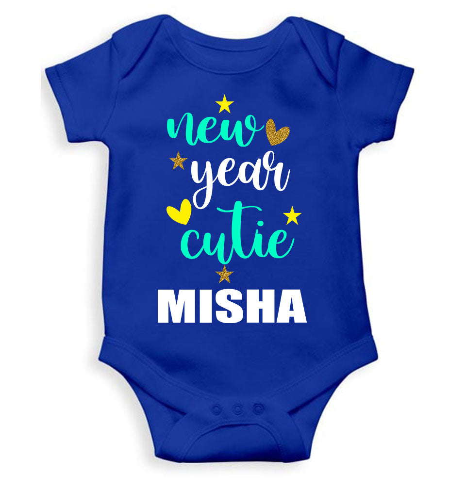 Customized Name New Year Cutie Rompers for Baby Girl- FunkyTeesClub