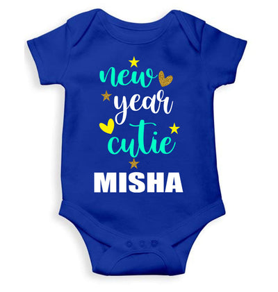 Customized Name New Year Cutie Rompers for Baby Girl- FunkyTeesClub