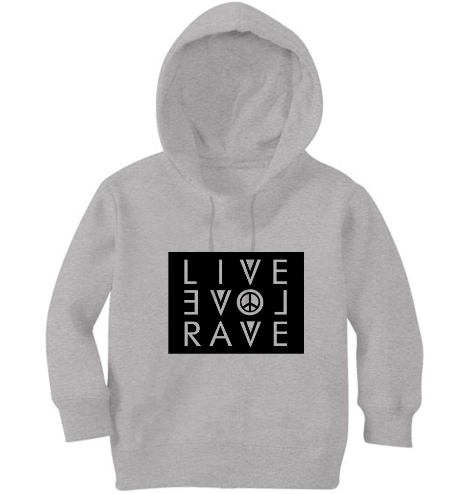 LIVE LOVE RAVE Girl Hoodies-FunkyTeesClub