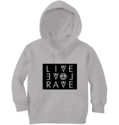 LIVE LOVE RAVE Girl Hoodies-FunkyTeesClub