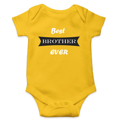 Best Brother Ever Rompers for Baby Girl - FunkyTeesClub