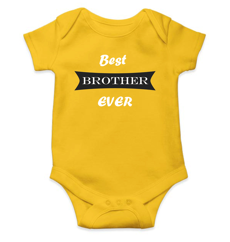 Best Brother Ever Rompers for Baby Girl - FunkyTeesClub