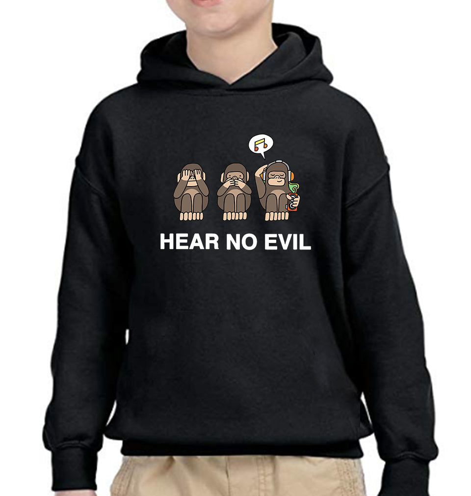 Hear no evil Boy Hoodies-FunkyTeesClub