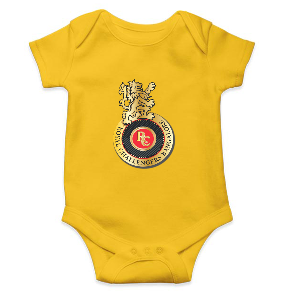 RCB  Royal Challengers Bangalore Rompers for Baby Girl - FunkyTeesClub