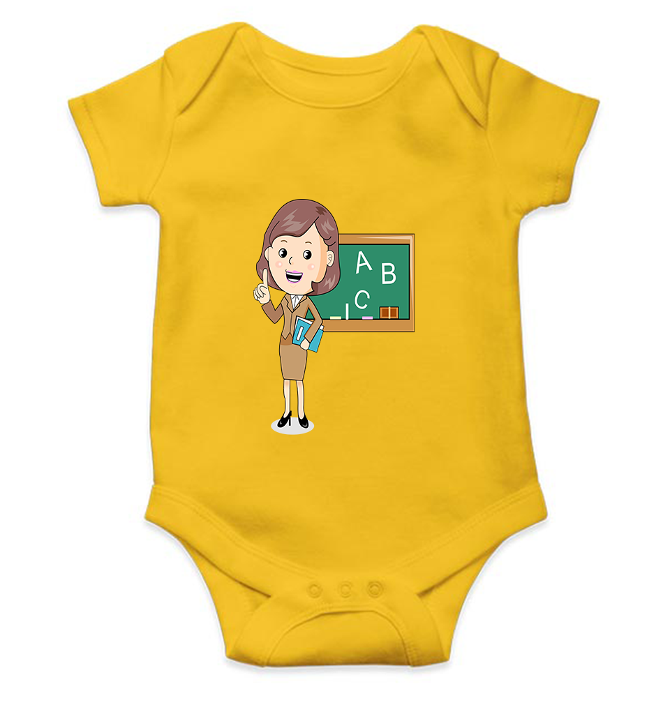 Future Teacher Rompers for Baby Girl- FunkyTeesClub