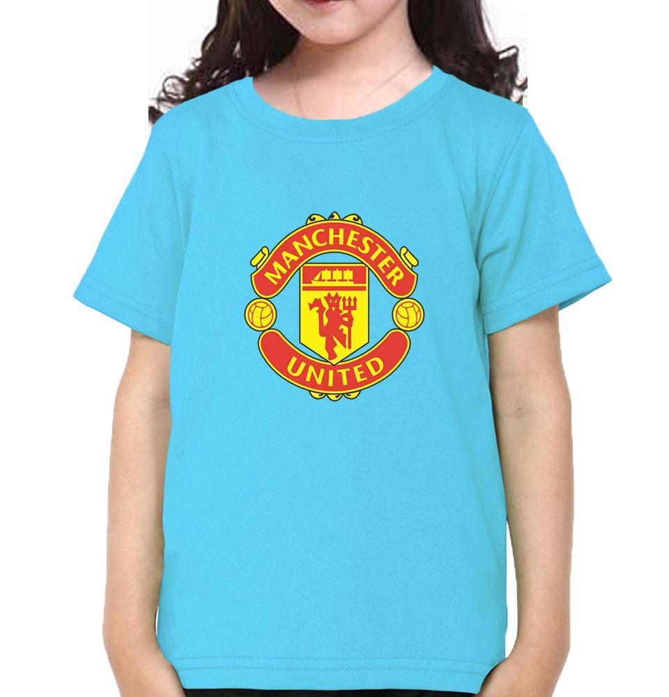 Manchester United Half Sleeves T-Shirt For Girls -FunkyTeesClub