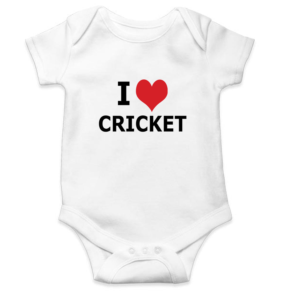 Love Cricket Rompers for Baby Girl- FunkyTeesClub