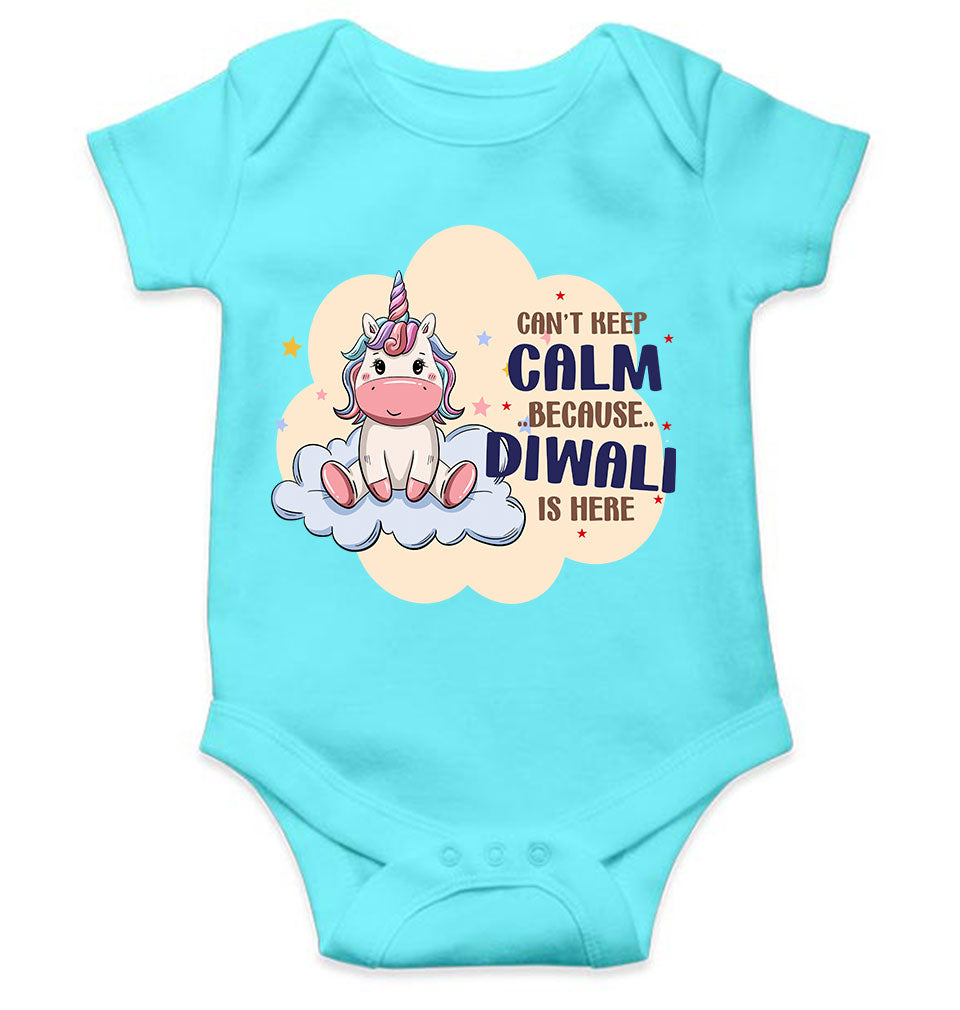 Can Not Keep Calm Because Diwali Is Here Rompers for Baby Girl- FunkyTeesClub