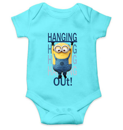 Hanging Out Minion Rompers for Baby Girl- FunkyTeesClub