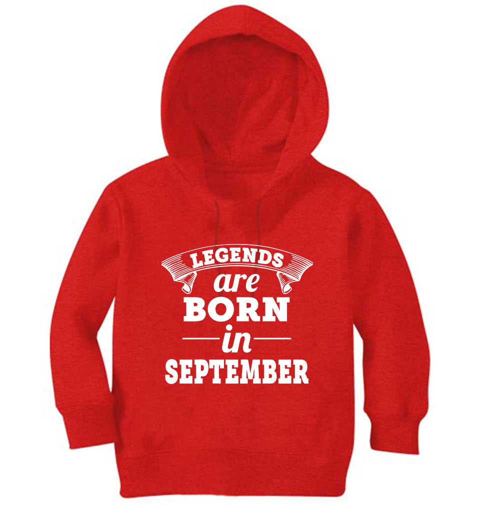 Legends are born in september Girl Hoodies-FunkyTeesClub