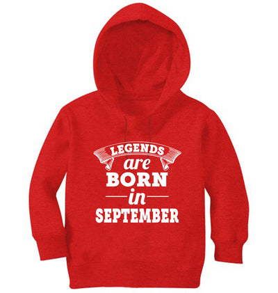 Legends are born in september Girl Hoodies-FunkyTeesClub