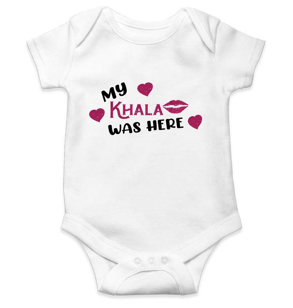 Khala Was Here Eid Rompers for Baby Girl- FunkyTeesClub