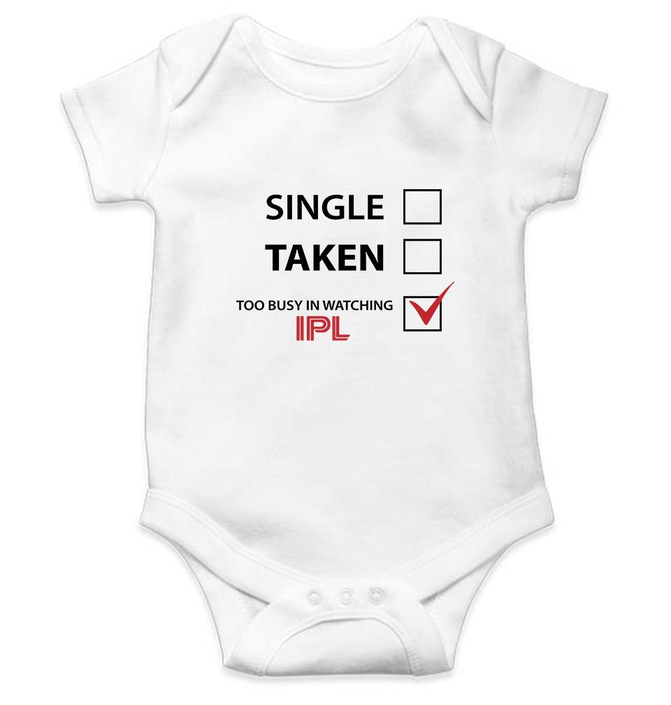Too Busy In IPL Rompers for Baby Girl- FunkyTeesClub