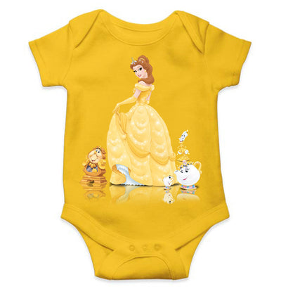 Princess Cartoon Rompers for Baby Girl- FunkyTeesClub