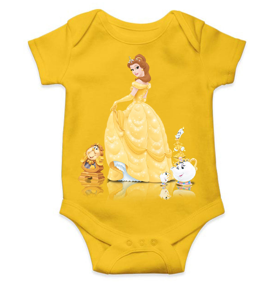 Princess Cartoon Rompers for Baby Girl- FunkyTeesClub
