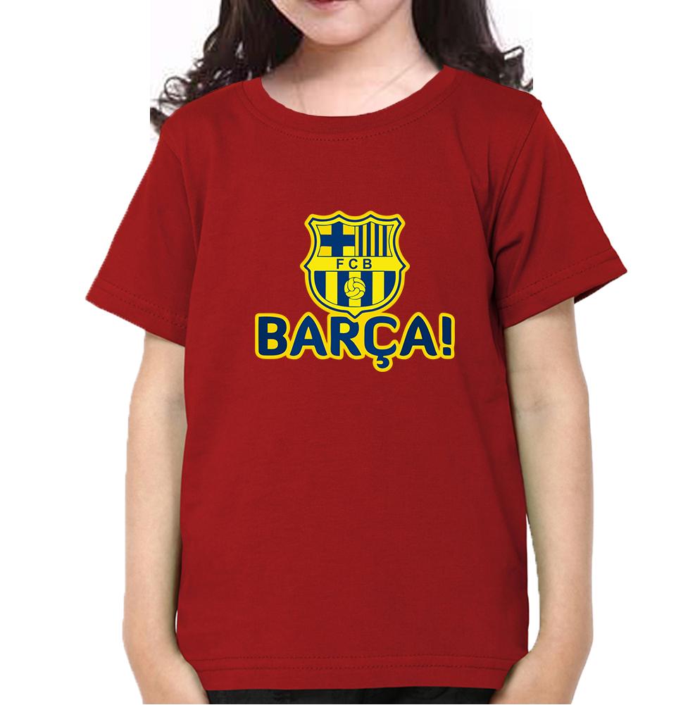 FCB Half Sleeves T-Shirt For Girls -FunkyTeesClub
