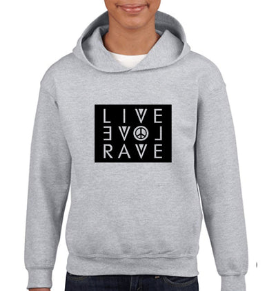 LIVE LOVE RAVE Boy Hoodies-FunkyTeesClub