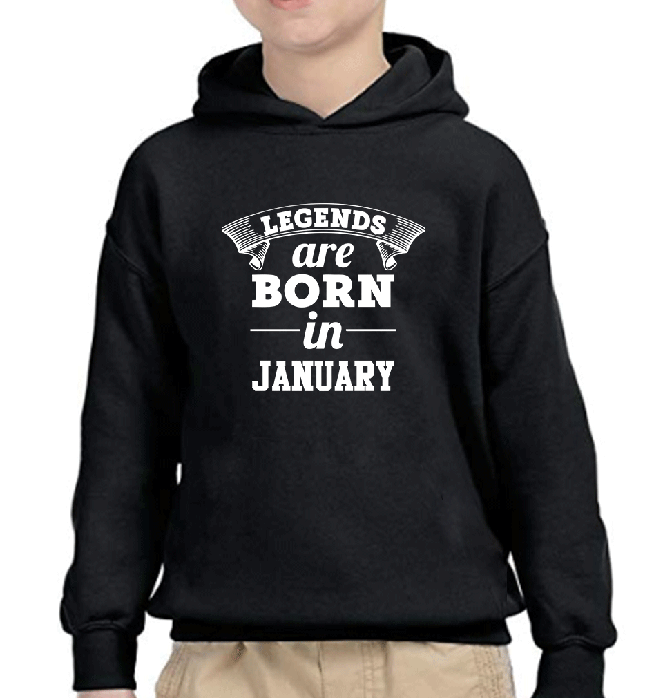 Legends are Born in January Boy Hoodies-FunkyTeesClub