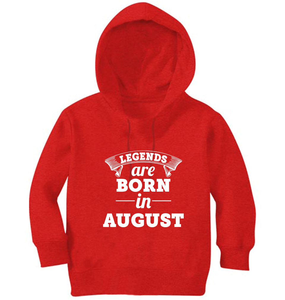 Legends are Born in August Boy Hoodies-FunkyTeesClub