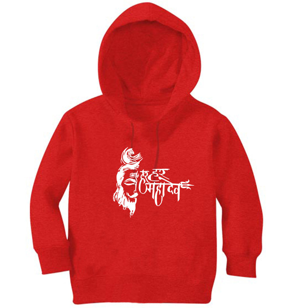 Har Har Mahadev Boy Hoodies-FunkyTeesClub