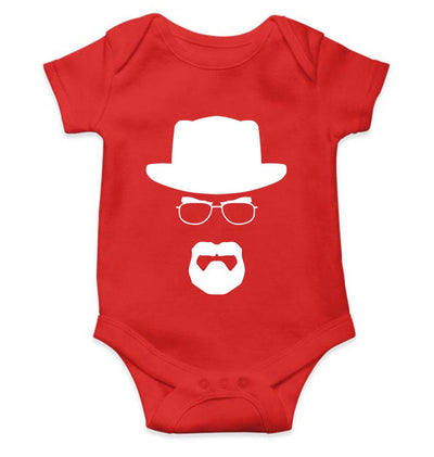 Heisenberg Breaking Bad Web Series Rompers for Baby Girl- FunkyTeesClub