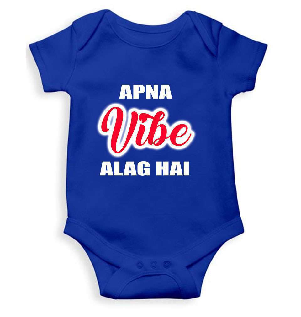 Apna Vibe Alag Hai Rompers for Baby Boy- FunkyTeesClub