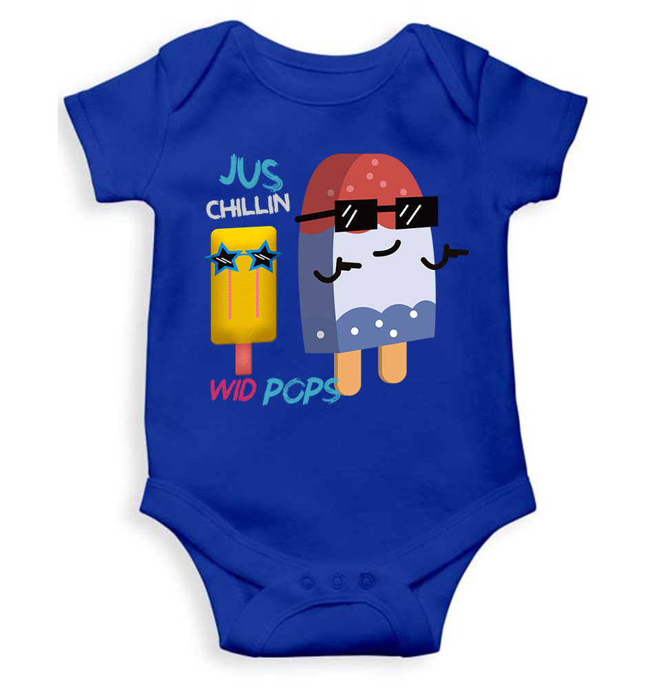 Popsicle Cartoon Rompers for Baby Boy- FunkyTeesClub