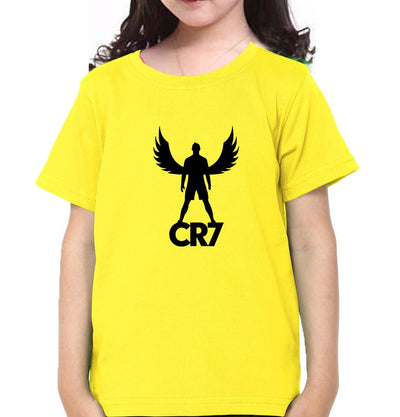 Cristiano Ronaldo CR7 Half Sleeves T-Shirt For Girls -FunkyTeesClub