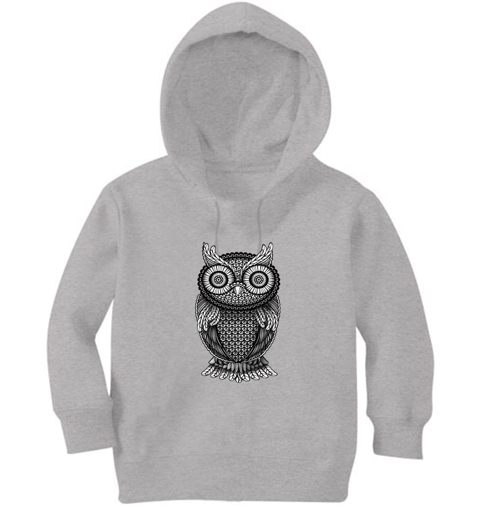 Ornamental Owl Girl Hoodies-FunkyTeesClub