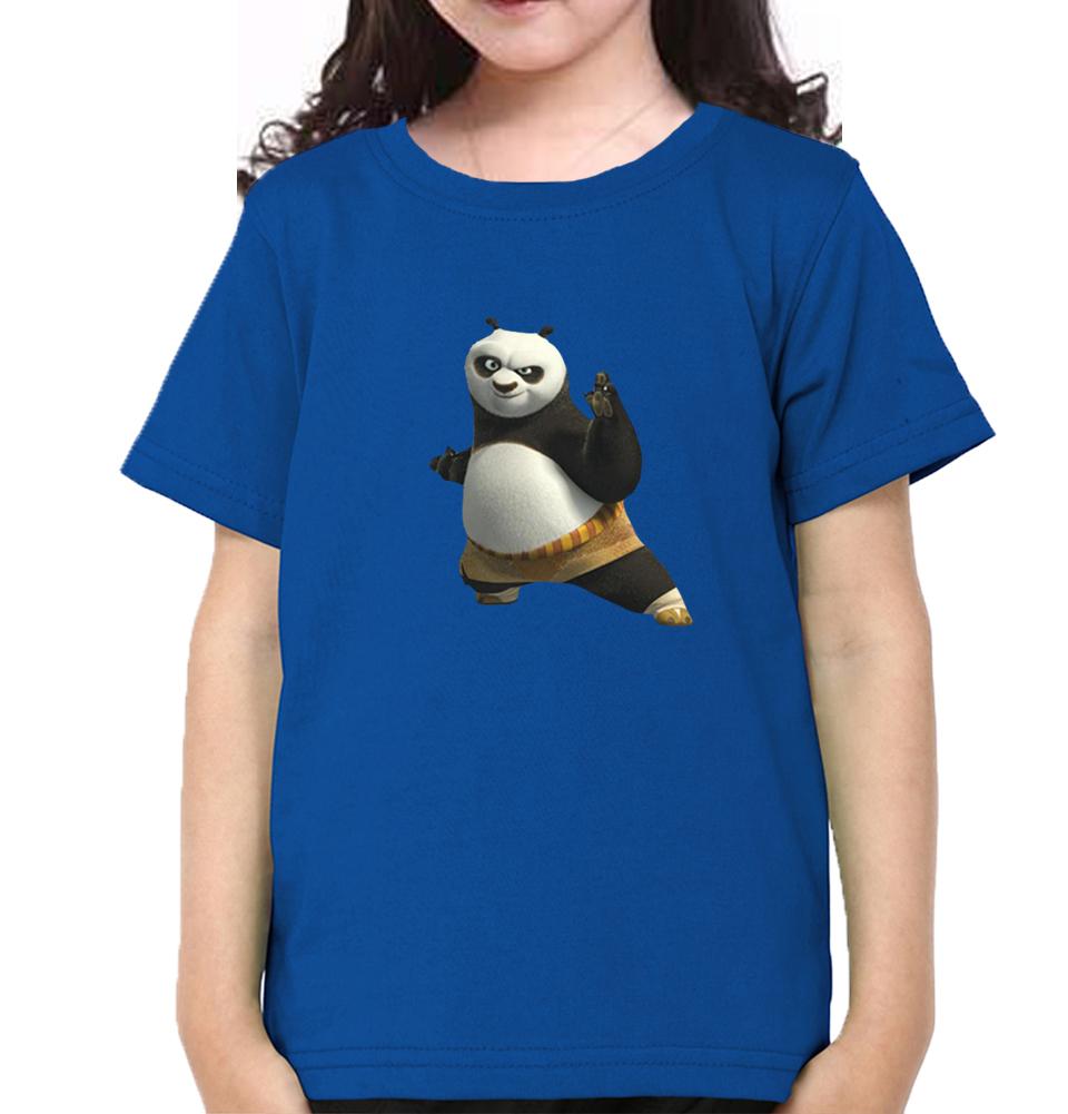 Kung Fu Panda Half Sleeves T-Shirt For Girls -FunkyTeesClub