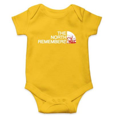 GOT Game Of Thrones North Remembers Rompers for Baby Girl- FunkyTeesClub