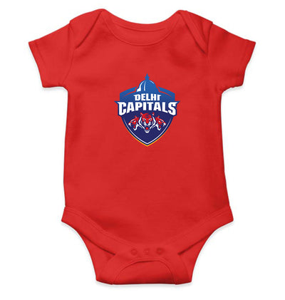 IPL DC  Delhi Capitals Rompers for Baby Girl- FunkyTeesClub