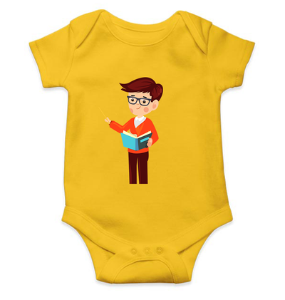 Future Teacher Rompers for Baby Boy- FunkyTeesClub