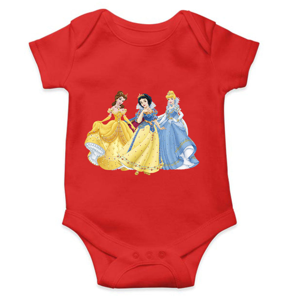 Cute Princess Cartoon Rompers for Baby Girl- FunkyTeesClub