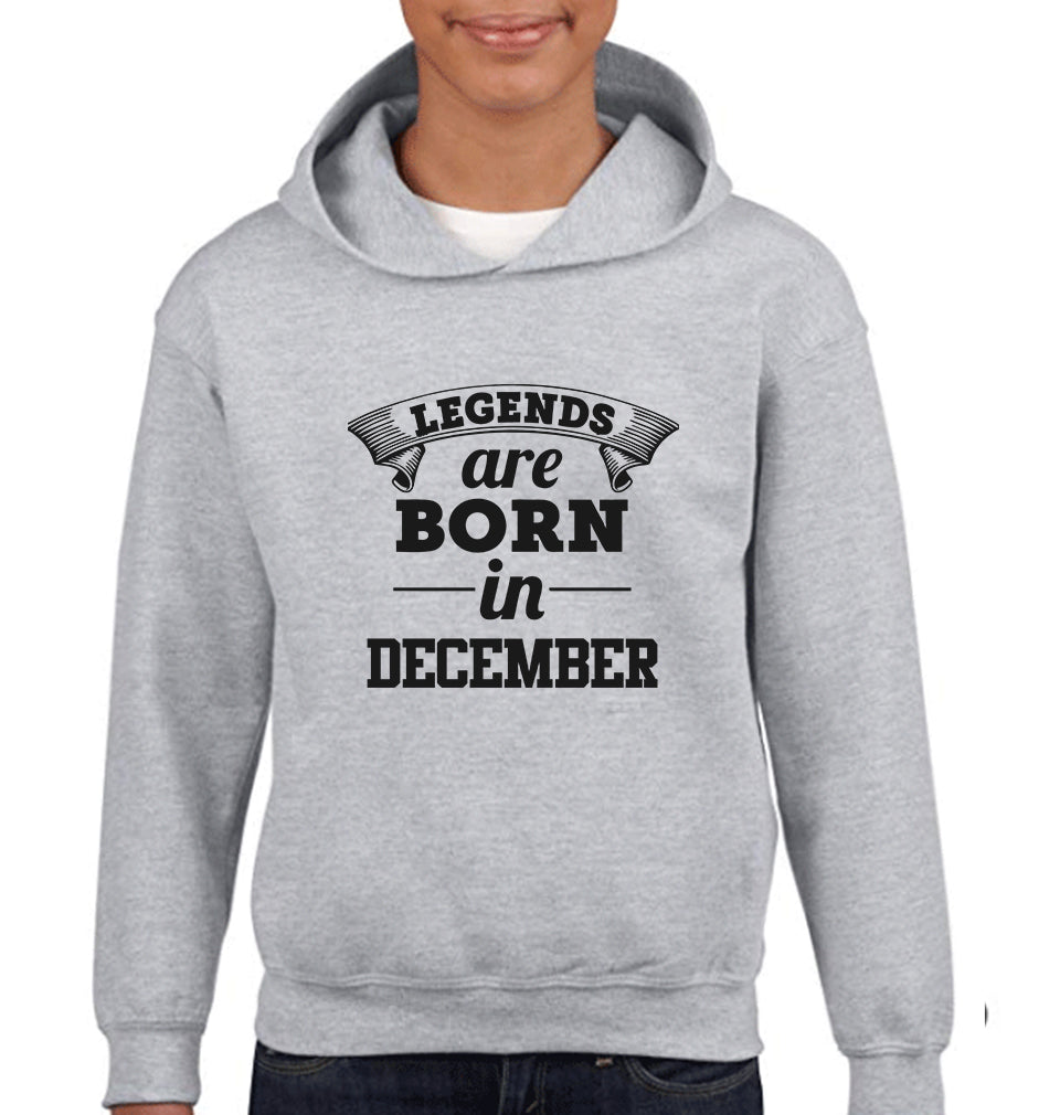 Legends are Born in December Boy Hoodies-FunkyTeesClub