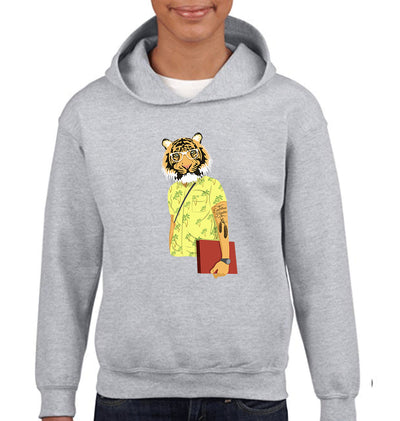 TIGER Boy Hoodies-FunkyTeesClub