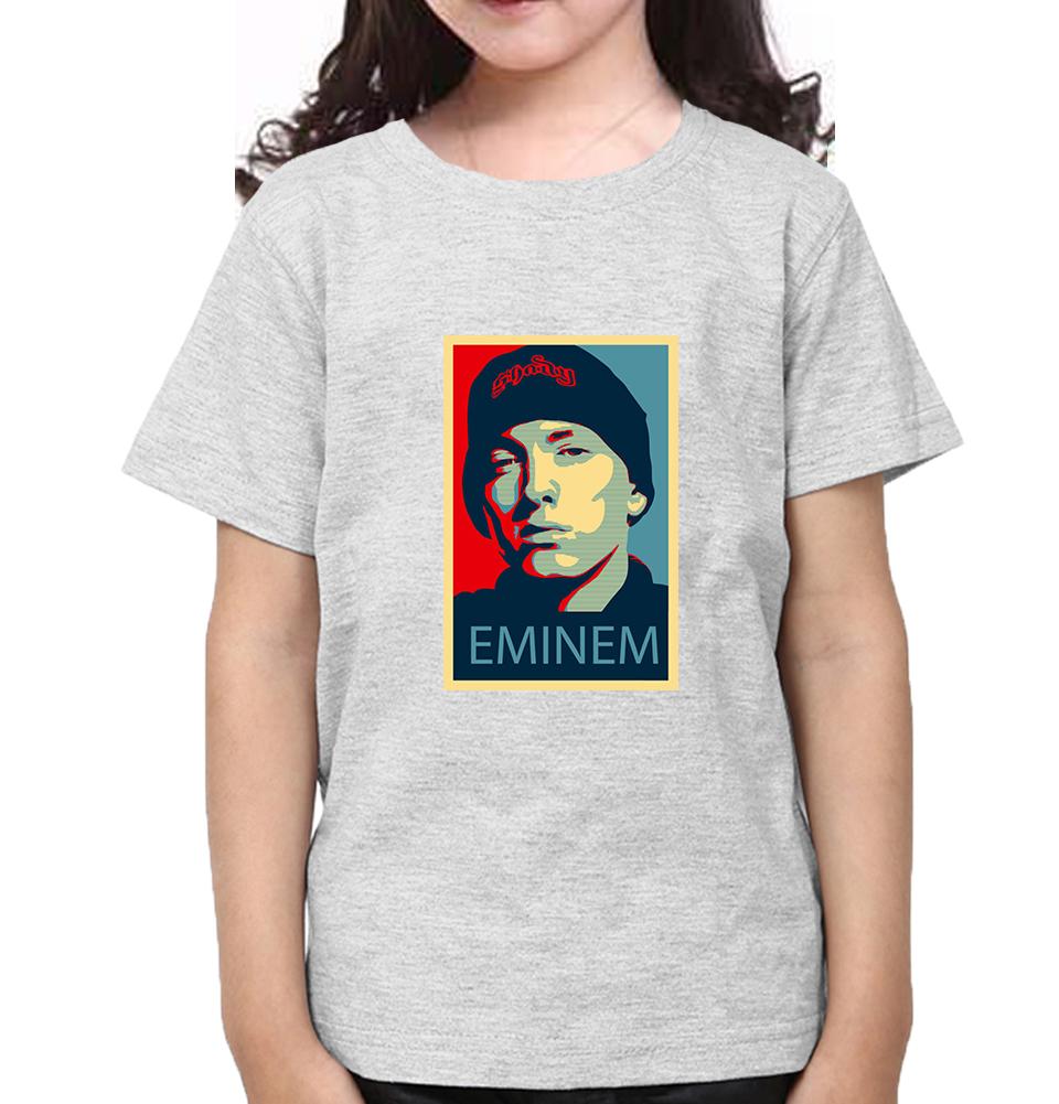 Eminem Half Sleeves T-Shirt For Girls -FunkyTeesClub