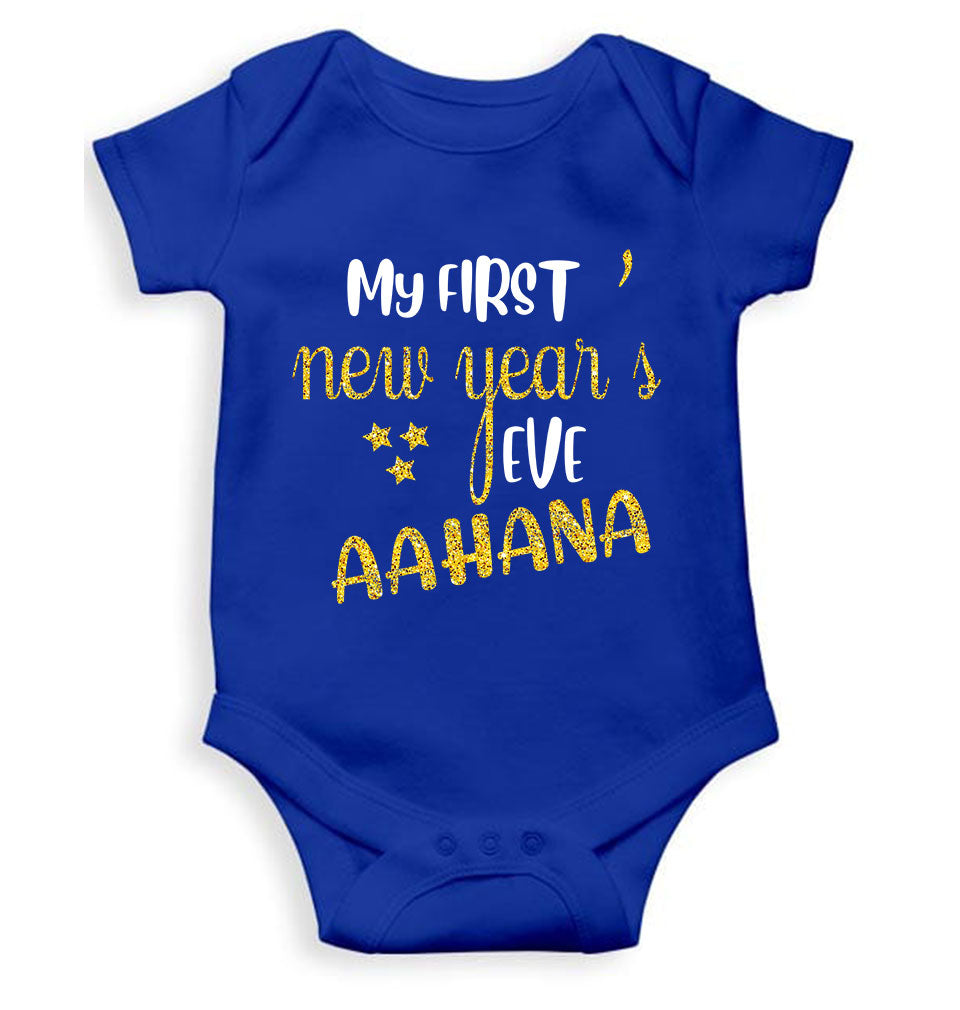 Customized Name My First New Year Rompers for Baby Girl- FunkyTeesClub