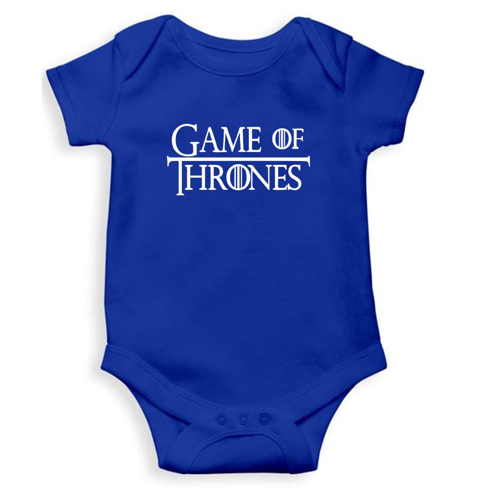 GOT Game Of Thrones Logo Rompers for Baby Girl- FunkyTeesClub