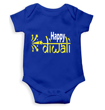 Happy Diwali Rompers for Baby Boy- FunkyTeesClub