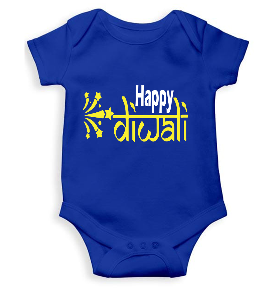 Happy Diwali Rompers for Baby Boy- FunkyTeesClub