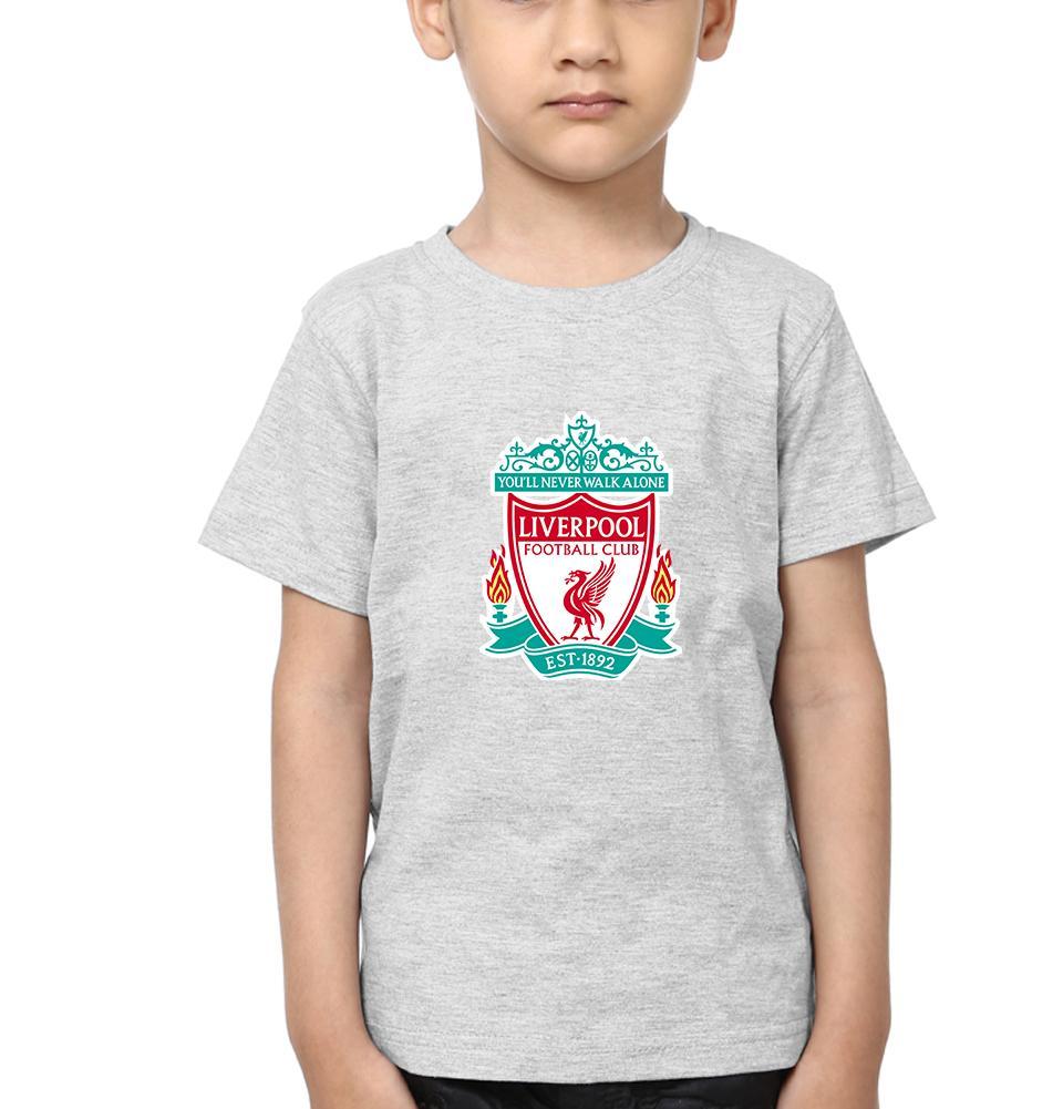 Liverpool Half Sleeves T-Shirt for Boy-FunkyTeesClub