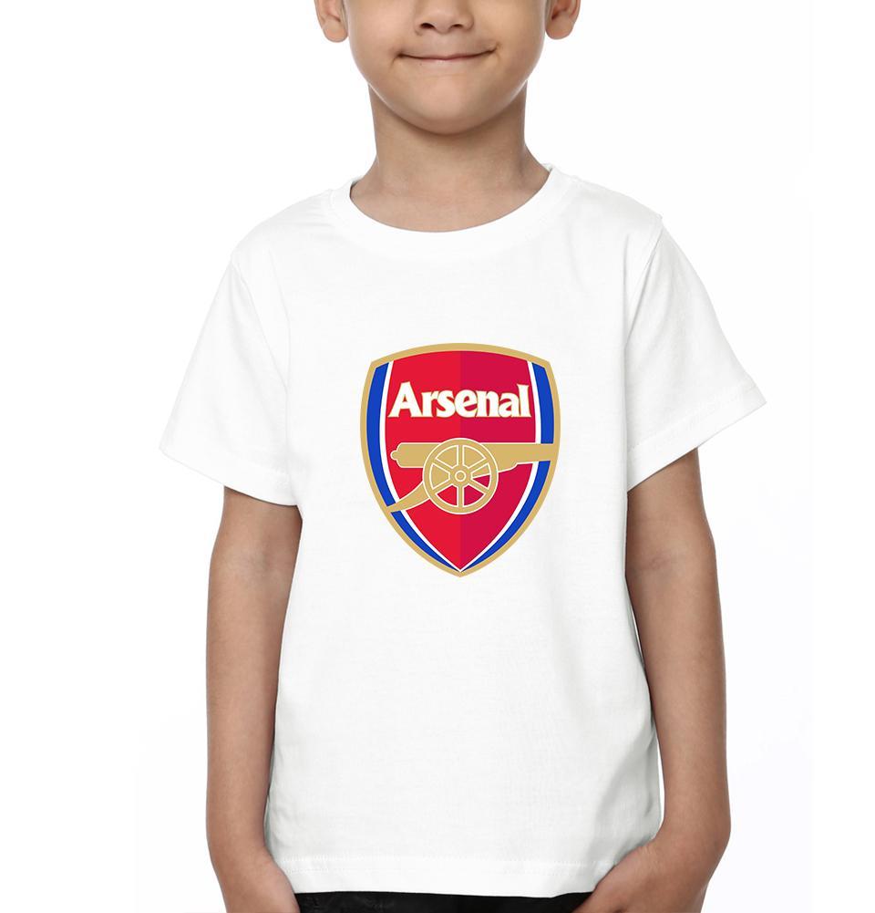 Arsenal Half Sleeves T-Shirt for Boy-FunkyTeesClub