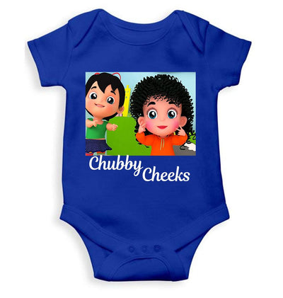 Chubby Cheeks Poem Rompers for Baby Boy- FunkyTeesClub