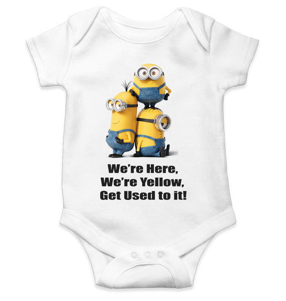 Cartoon Quotes Rompers for Baby Girl- FunkyTeesClub